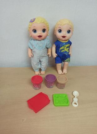 Лялька baby alive хлопчик люк9 фото