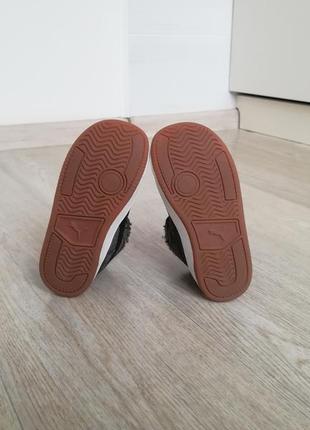 Ботинки хайтопы кожаные puma smash v2 mid 25 размер9 фото