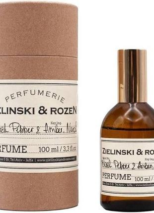 Парфуми zielinski &amp; rozen black pepper &amp; amber, neroli 110 мл