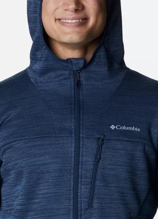 Мужская флисовая толстовка columbia sportswear maxtrail ii с капюшоном и молнией4 фото