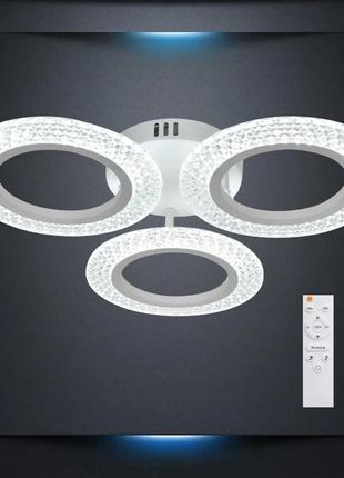 Люстра светодиодная с пультом sf7118/3c-wt