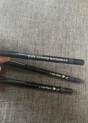 Lancome khol hypnose waterproof водостійкий олівець для очей без коробки # 01, оригінал3 фото