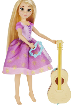 Модная кукла рапунцель и гитара, меняющая цвет, запутанная история3 фото