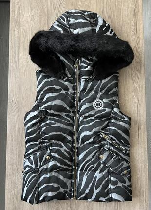 Пуховая жилетка juicy couture оригинал