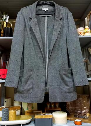 Пиджак блейзе жакет серый1 фото