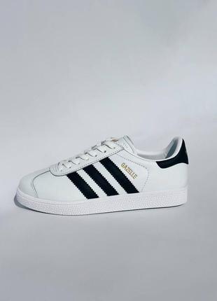 Кросівки жіночі adidas gazelle white black