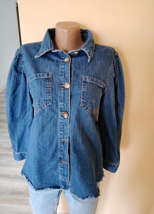 Сорочка джинсова boohoo