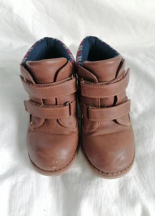 Детские демисезонные ботинки на липучках2 фото