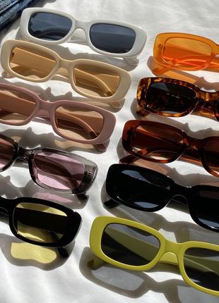 Имиджевые солнцезащитные пластиковые очки5 фото