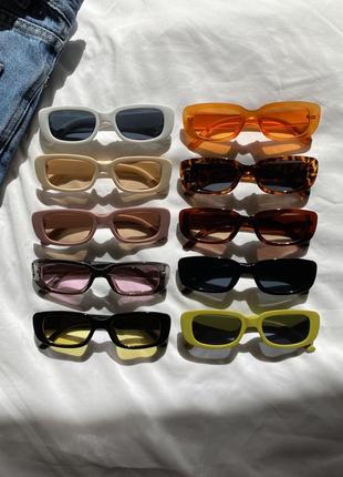 Имиджевые солнцезащитные пластиковые очки2 фото