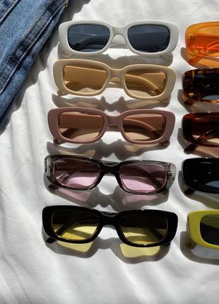 Имиджевые солнцезащитные пластиковые очки3 фото