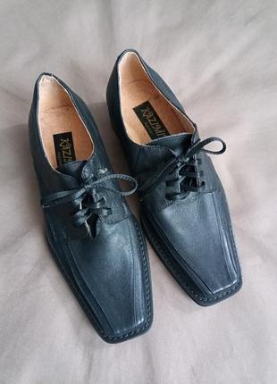 💥 натуральная кожа подростковые качественные туфли