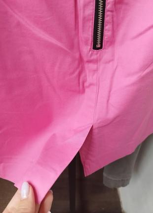 Мини юбка розовая короткая4 фото
