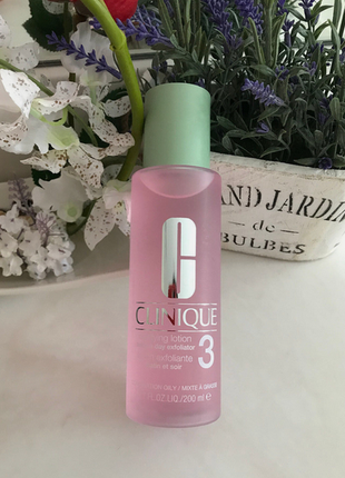 Очищуючий лосьйон для жирної шкіри clinique clarifying lotion №3