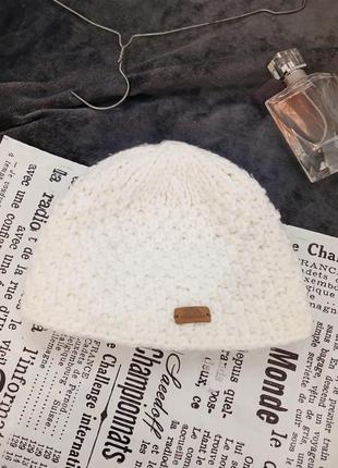 Біла шапка trespass жіноча шапка в'язана молочна світла шапка капелюх жіночий білий беж