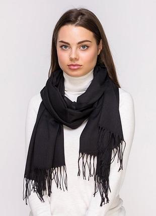 Палантин чорний базовий унісекс