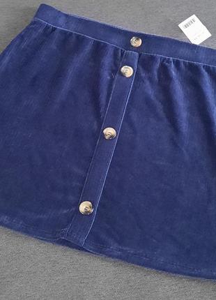 Мягкая велюровая юбка   george стрейч л/хл2 фото