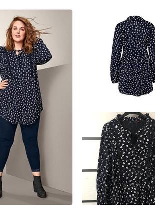 Неймовірно зручна, красива блуза - туніка tchibo (німеччина) розміри 40/42, 48/502 фото
