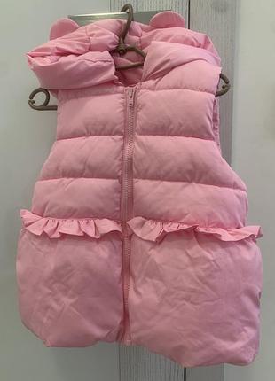 Gymboree тепла жилетка розмір 3t( 98-104, 104)