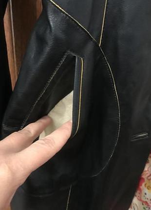 Кожаная курт,плащ