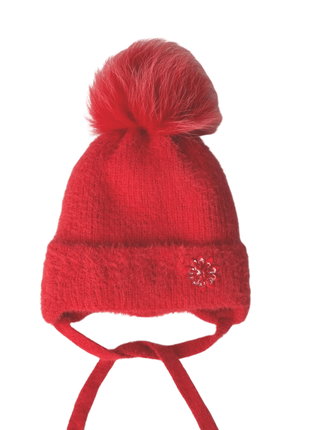 Зимняя детская шапка, набор размер 50 (48-50 см), 2-4 года7 фото