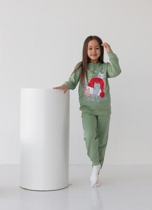 Пижама детская на девочку байка размер 98-104, 110-116, 122-1285 фото