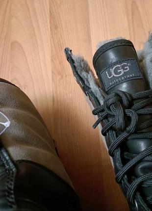 Зимові оригінальні високі теплі чоботи event 💦 waterproof ugg australia  подошва vibram3 фото