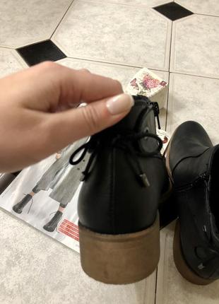 🔥распродаж 🔥 утепленные ботинки / полчобитки из новой коллекции m&amp;s, с технологией insolia flex⭐️4 фото