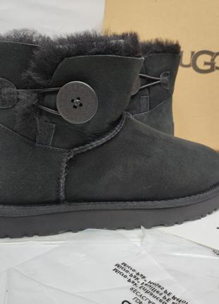 Женские мини угги на пуговице ugg australia mini8 фото