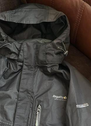 Спортивна куртка regatta isotex waterproof breathable оригінальна чорна з капюшоном