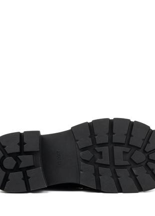 Туфли -лоферы женские черные 2317т6 фото