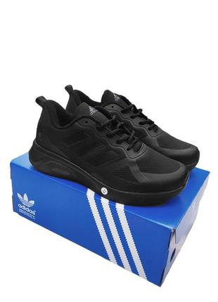 Кроссовки adidas cloudfoam черные (термо)