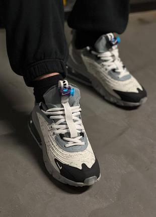 Шикарные стильные кроссовки "nike air max 270 react eng x travis scott"5 фото