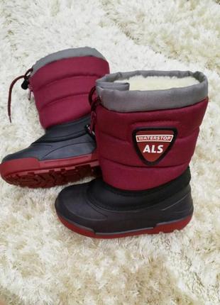 Теплі зимові чобітки alisa line