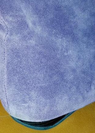 Фиолетовые ботфорты замша viva la diva р6-39