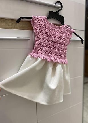 Платье ручной работы