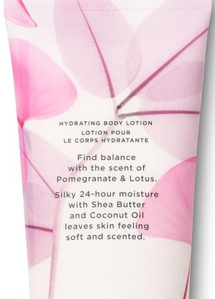 Ароматний лосьйон для тіла natural beauty body care «pomegranate & lotus». victoria's secret. оригінал 🇺🇸2 фото