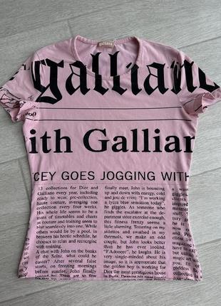 Качественная футболка galliano оригинал