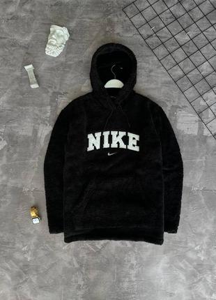 Чоловіче худі party nike чорного кольору плюш