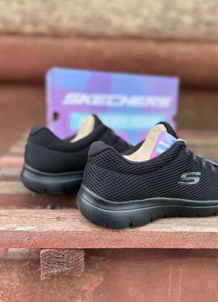 Невагомі комфортні текстильні кросівки skechers /сша/3 фото