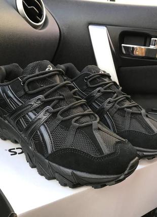 Мужские термо кроссовки ассикс черныеasics gel-sonoma 15-50 gore-tex black