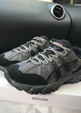 Мужские термо кроссовки акс серые asics gel-sonoma 15-50 gore-tex black grey