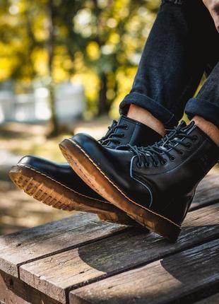 Кроссовки dr. martens 1460 black мех8 фото