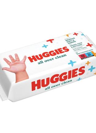 Серветки вологі huggies frozen 56 шт1 фото