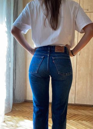 Стильні, вінтажні, щільні джинси levi’s 505 made in usa, розмір 29х294 фото