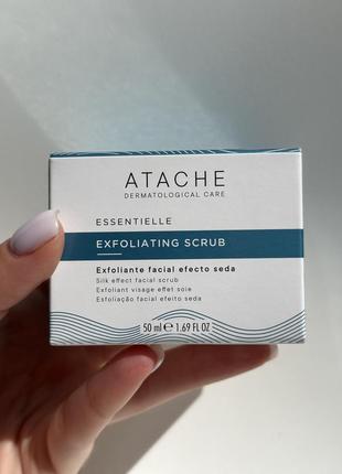 Пилинг-эксфолиант (скраб) для лица atache essentielle exfoliating scrub 50 мл