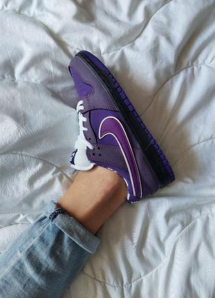 Кросівки nike sb dunk low purple lobster1 фото