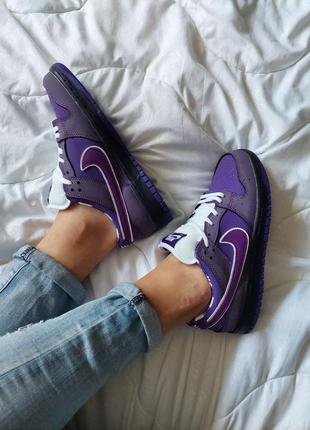 Кросівки nike sb dunk low purple lobster4 фото