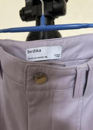 Лавандові брюки bershka9 фото