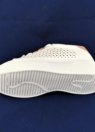 Женские кроссовки белые a!exander mc@ueen слипоны маквин мокасины (размеры: 36,38)4 фото